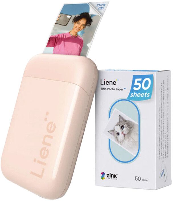 Liene Pearl K100 2x3" Portable Photo Printer - Vit