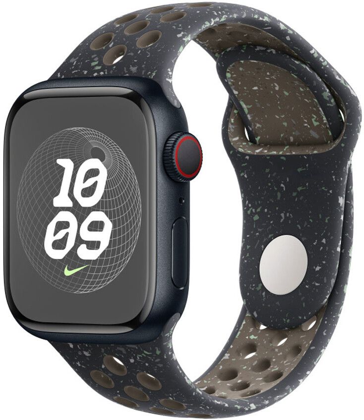 Lippa Flour Silikonrem (Apple Watch 42/41/40/38mm) - Svart | Apple Watch - Generella tillbehör - Armband - Series 1-9 38-41mm - Silikonarmband | AlltMobil