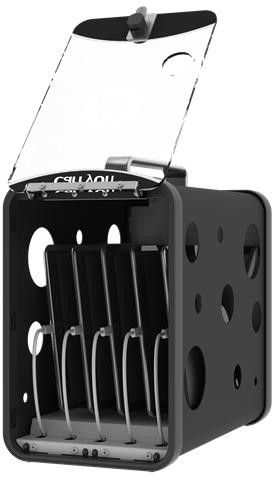 LocknCharge CarryOn 5 Portable Charging Station - Svart