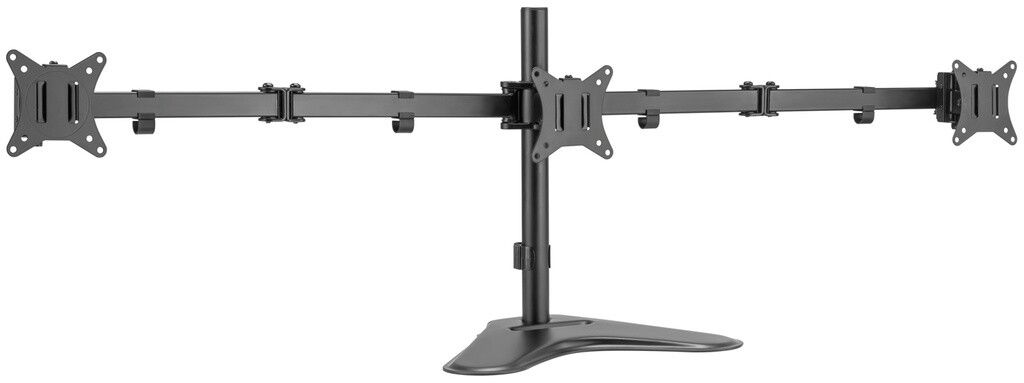 LogiLink BP0174 Triple Monitor Desk Stand (17-27"") | Tillbehör - Hemmakontor - Ergonomi - Skärmfästen | AlltMobil