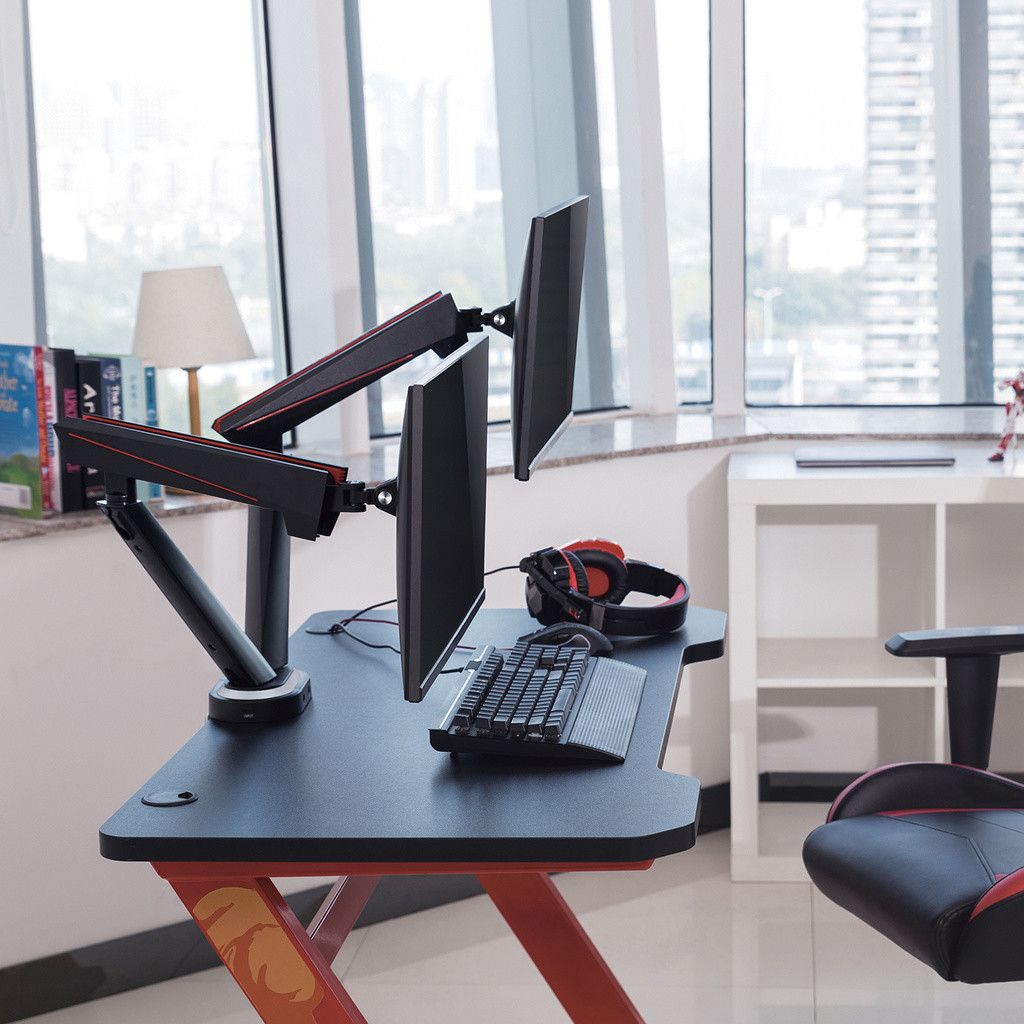 LogiLink Gaming Monitor Desk Mount Dual