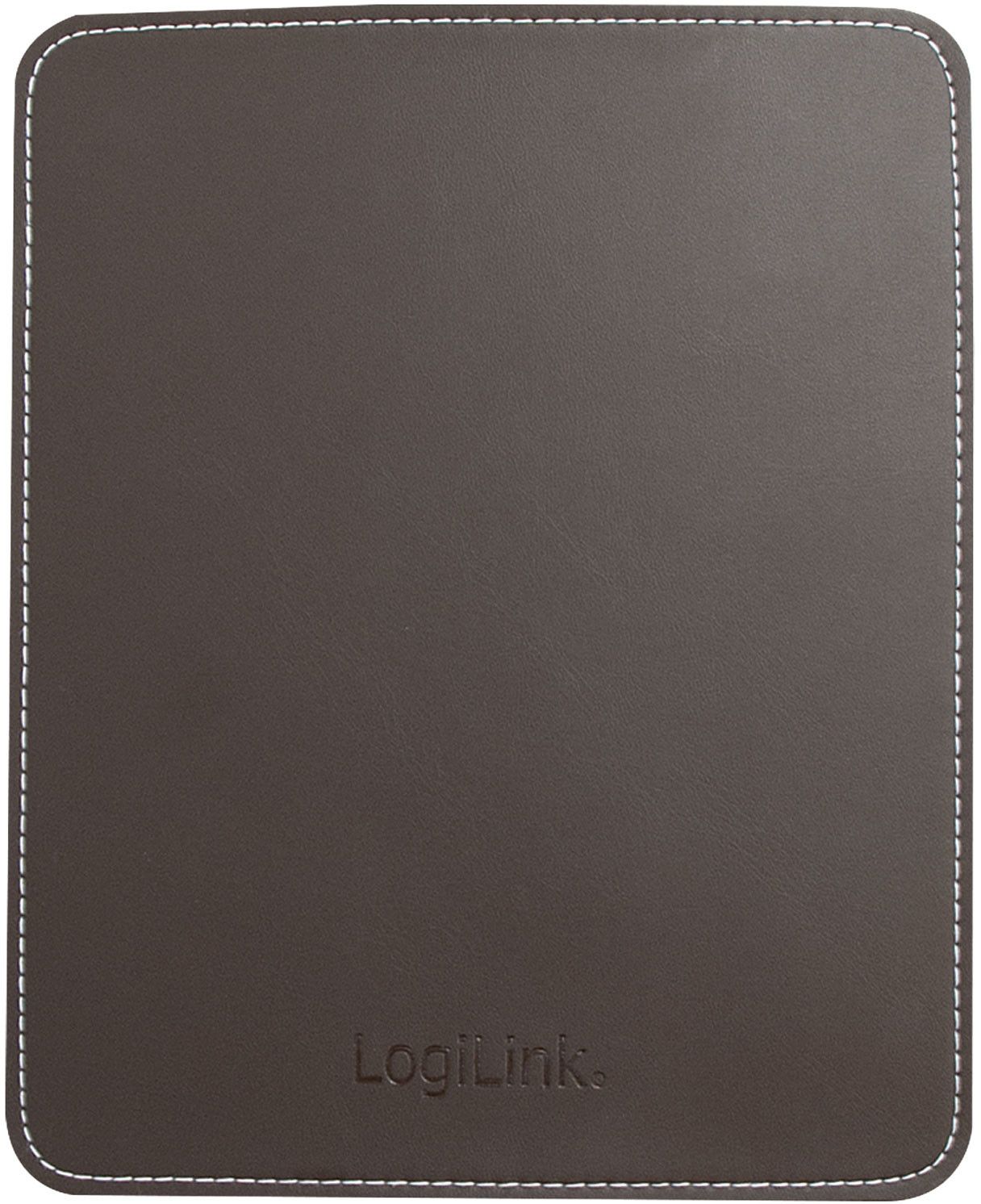 LogiLink Leather Mousepad - Svart