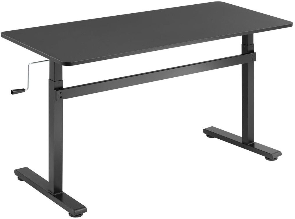LogiLink Manual Sit-Stand Desk - Vit
