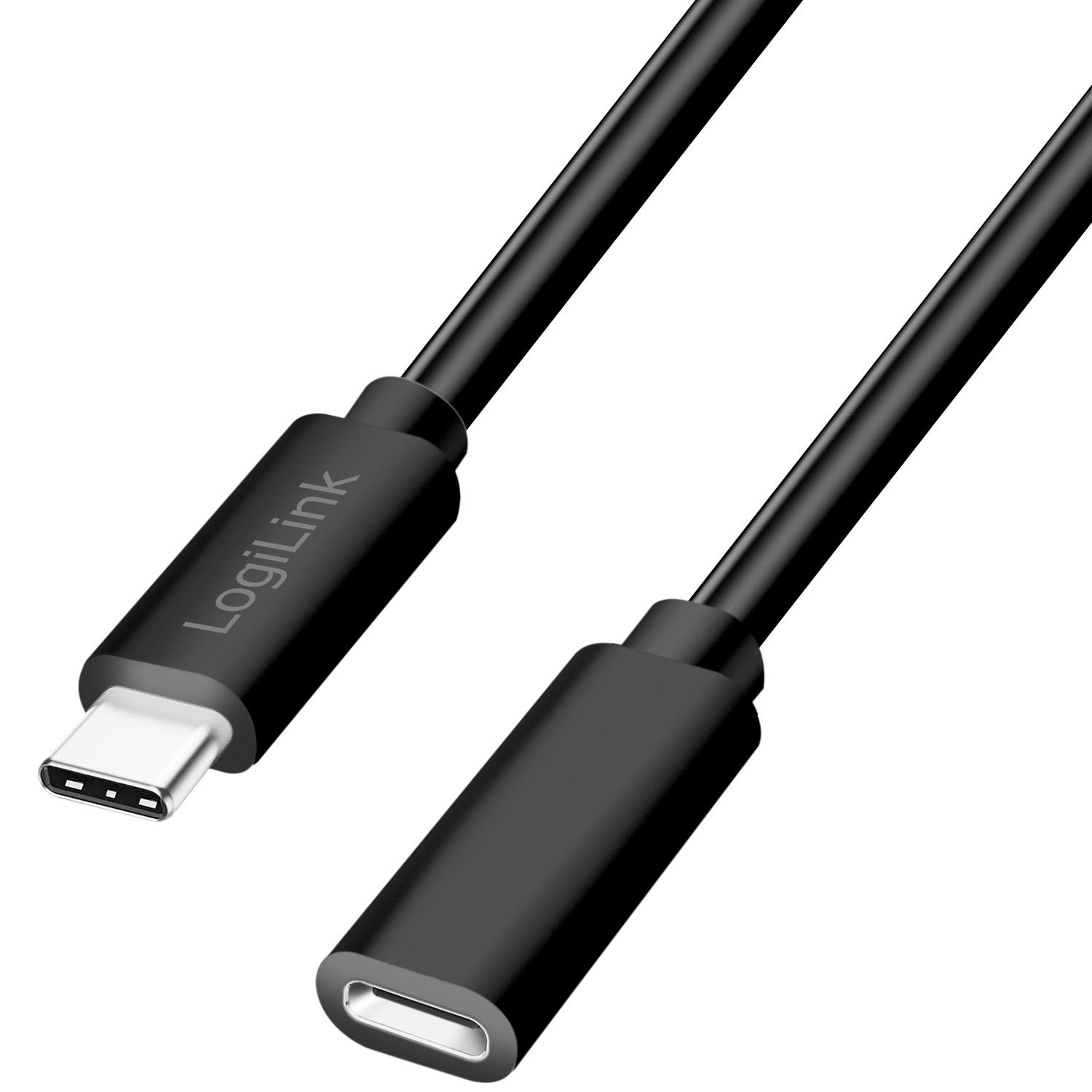 LogiLink USB-C Förlängningskabel 60W | Tillbehör - Kablar - USB-C till USB-C-kablar | AlltMobil