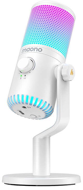 Maono DM30 RGB Gaming Microphone - Vit | iPhone - Generella tillbehör - Foto & film - Mikrofoner - Trådade mikrofoner - 3,5mm-anslutning | AlltMobil