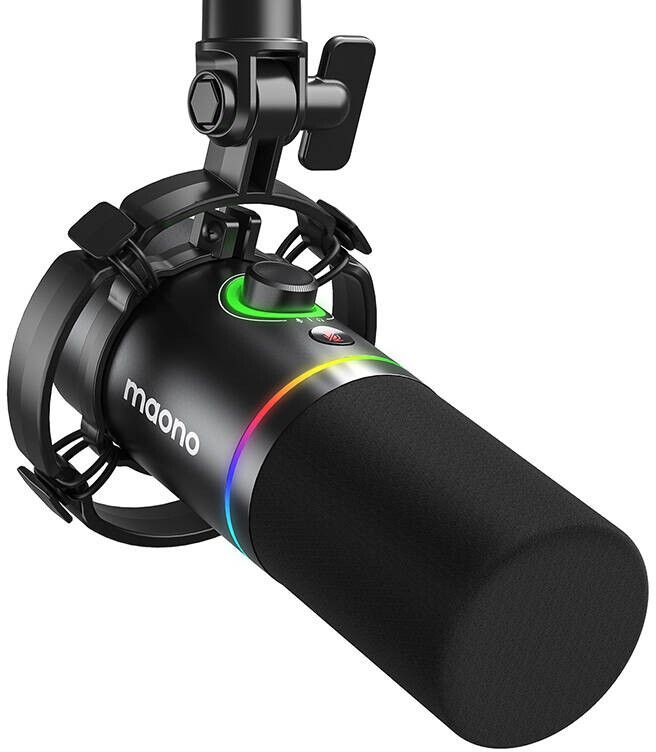 Maono PD200x Dynamic Microphone - Vit | iPhone - Generella tillbehör - Foto & film - Mikrofoner - Trådade mikrofoner - 3,5mm-anslutning | AlltMobil