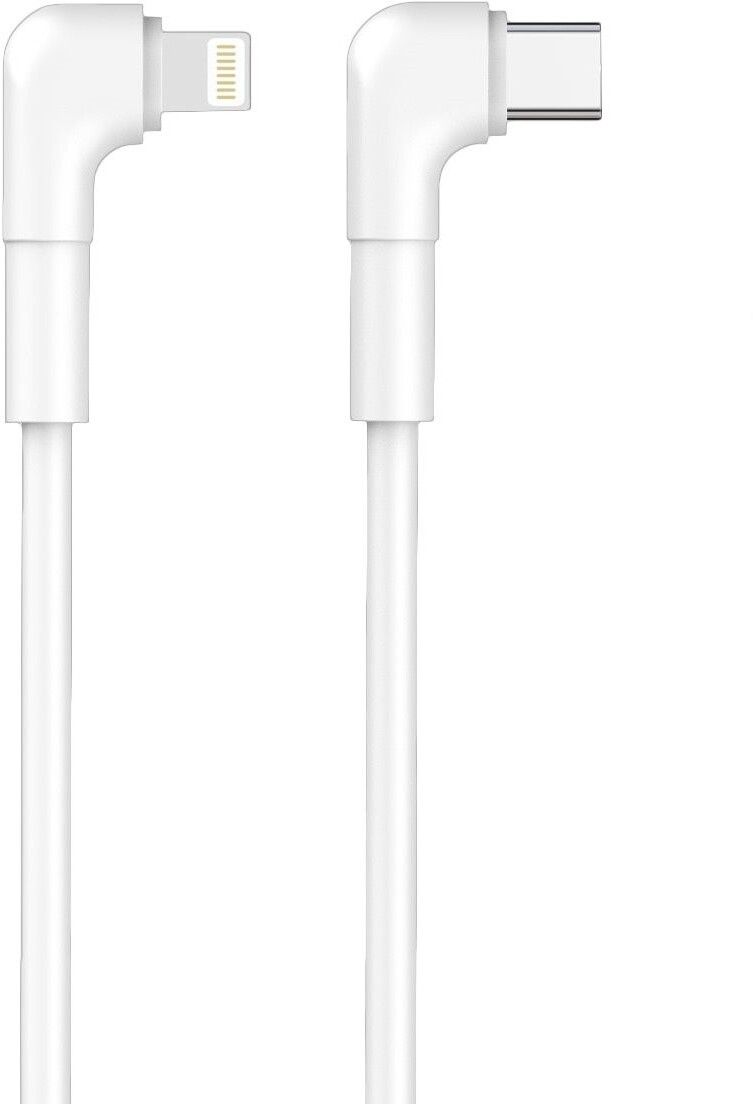 maXlife Angle Cable USB-C - Lightning 27W | Tillbehör - Kablar - USB-C till Lightning-kablar | AlltMobil