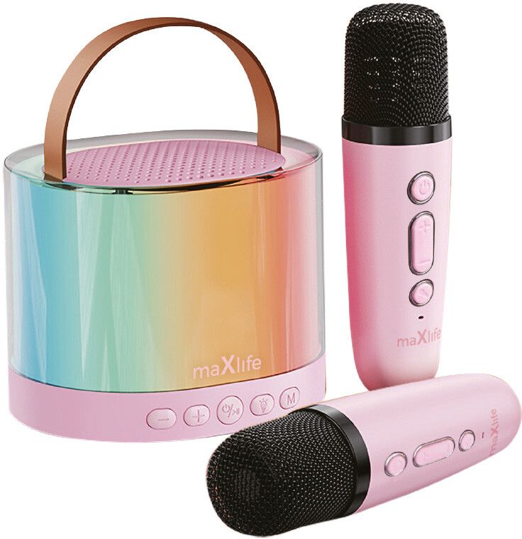 maXlife Karaoke Set MXKS-200 - Vit | Tillbehör - Barntillbehör - Högtalare | AlltMobil