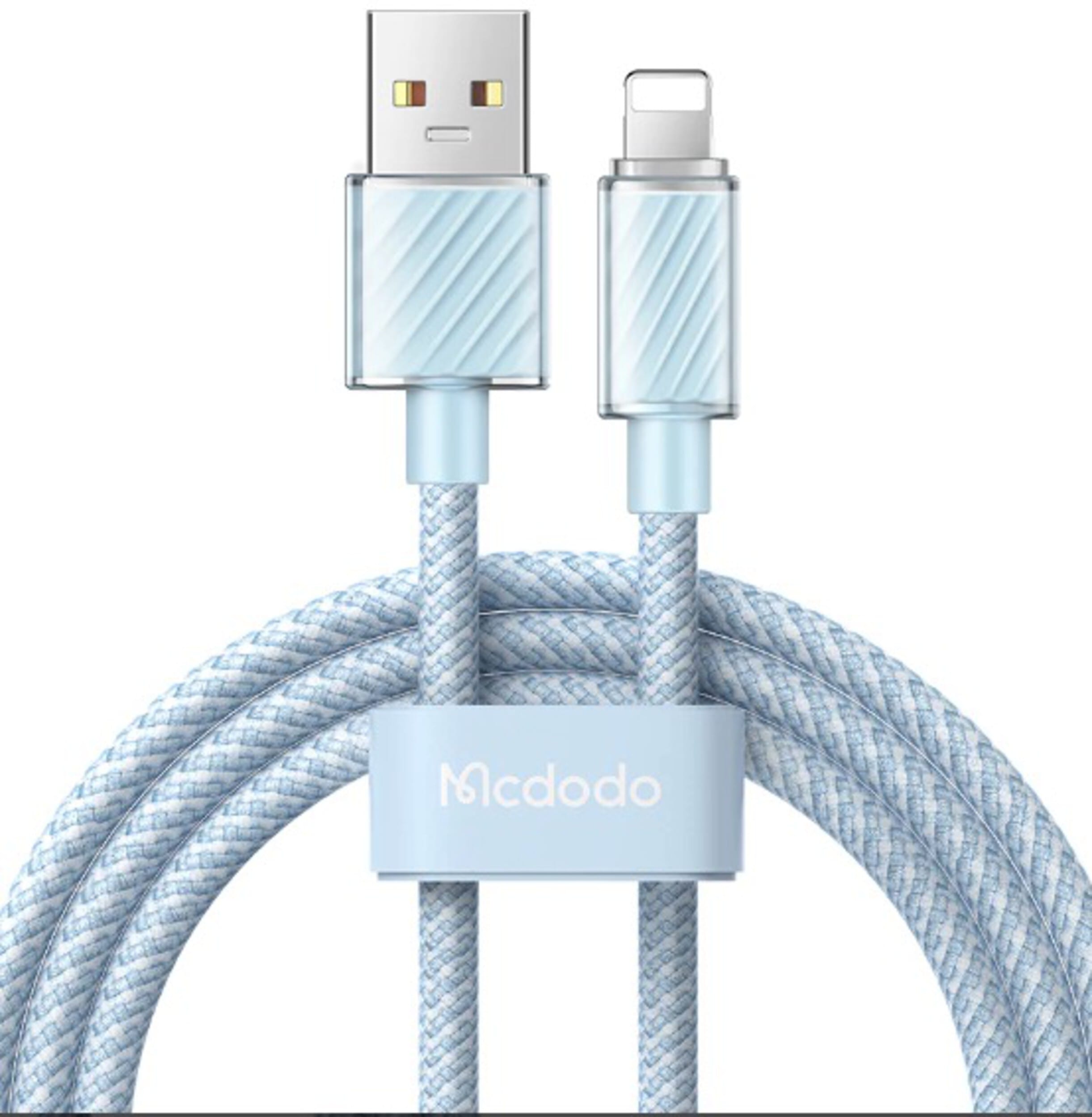 Mcdodo Dichromatic USB-A to Lightning Cable - Svart, 1,2 meter | iPhone - iPhone 15 Pro Max - Skal & fodral - Hårda skal | AlltMobil