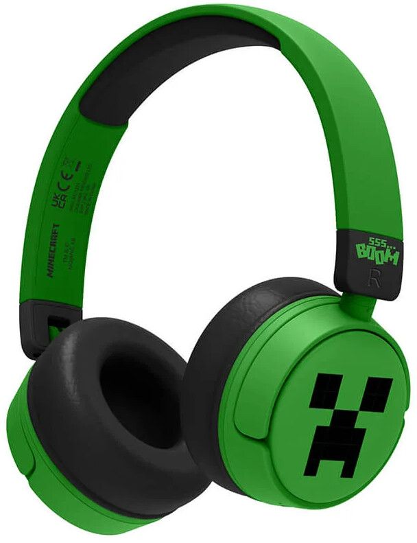 Minecraft On-Ear Headphone | Tillbehör - Barntillbehör - Barnhörlurar | AlltMobil