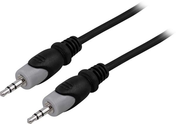 Deltaco Ljudkabel 3,5 mm - 1 meter