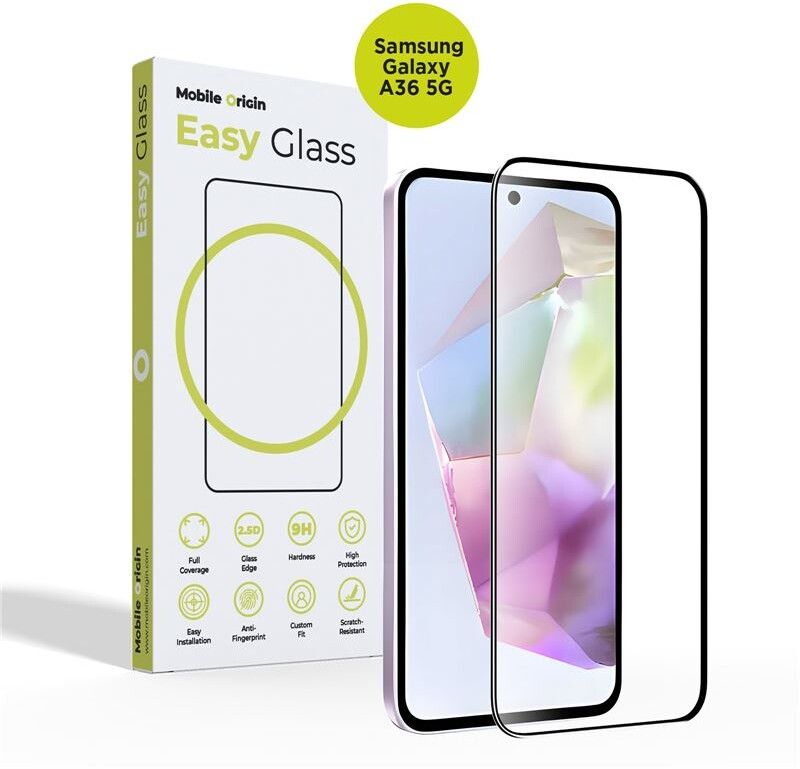 Mobile Origin EasyGlass (Galaxy A36) | Samsung - Samsung Galaxy A36 - Skärmskydd | AlltMobil