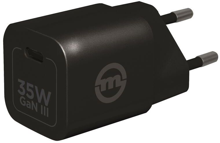 Mobile Origin GaN USB-C Wall Charger 35W - Vit | Tillbehör - Laddare - Väggladdare - Utan kabel | AlltMobil