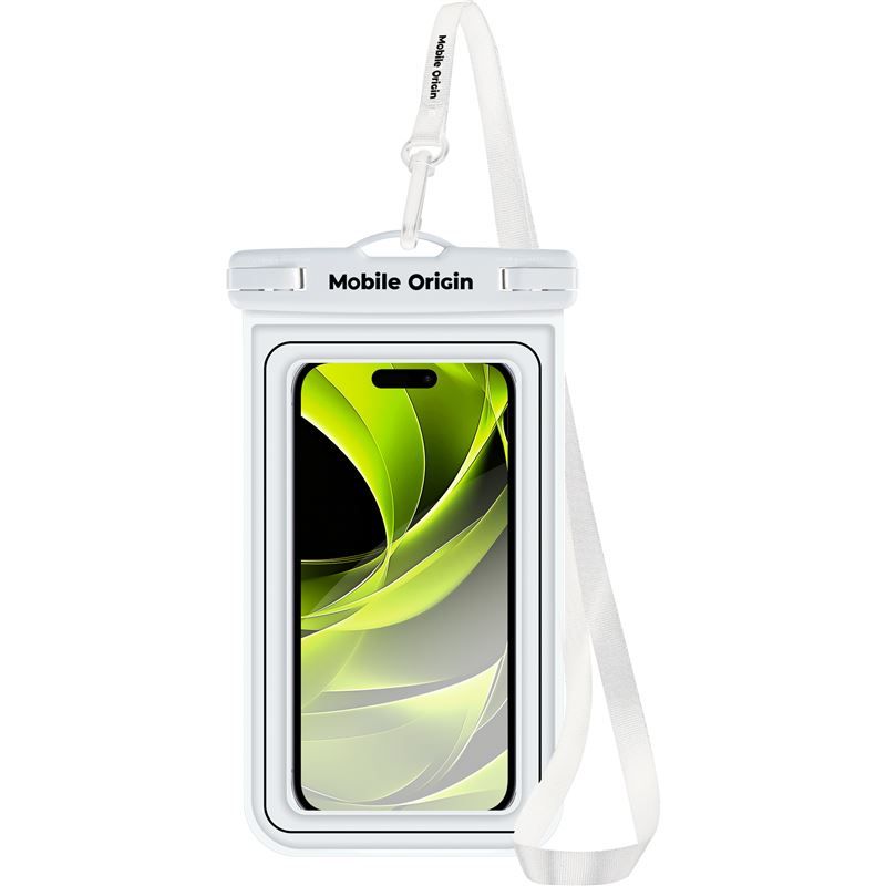 Mobile Origin Waterproof Floating Case - Vit | iPhone - iPhone 17 - Skal & fodral - Vattentäta | AlltMobil