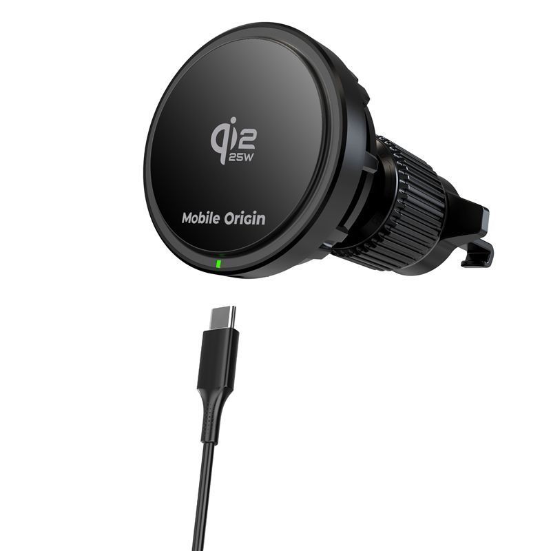 Mobile Origin Wireless Car Charger Qi2 25W | iPhone - Generella tillbehör - MagSafe - Biltillbehör - Billaddare | AlltMobil