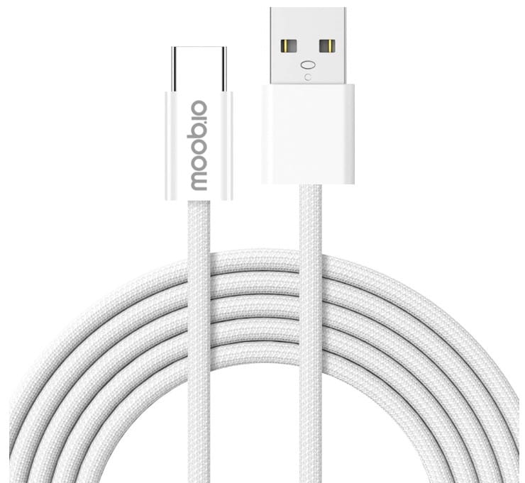 Moobio Braided USB-A to USB-C Cable - 3 meter |  | AlltMobil