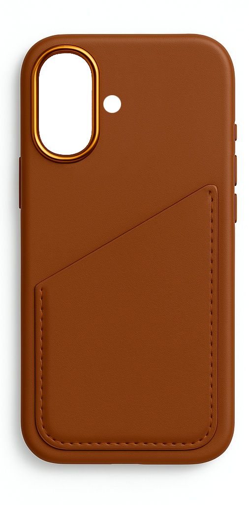 Moobio Leather Card Case (iPhone 16) - Svart | iPhone - iPhone 16 - Skal & fodral - Läderfodral | AlltMobil