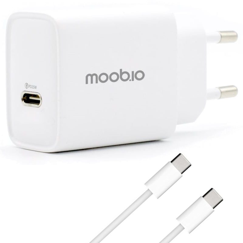 Moobio Väggladdare 25W + USB-C-kabel |  | AlltMobil