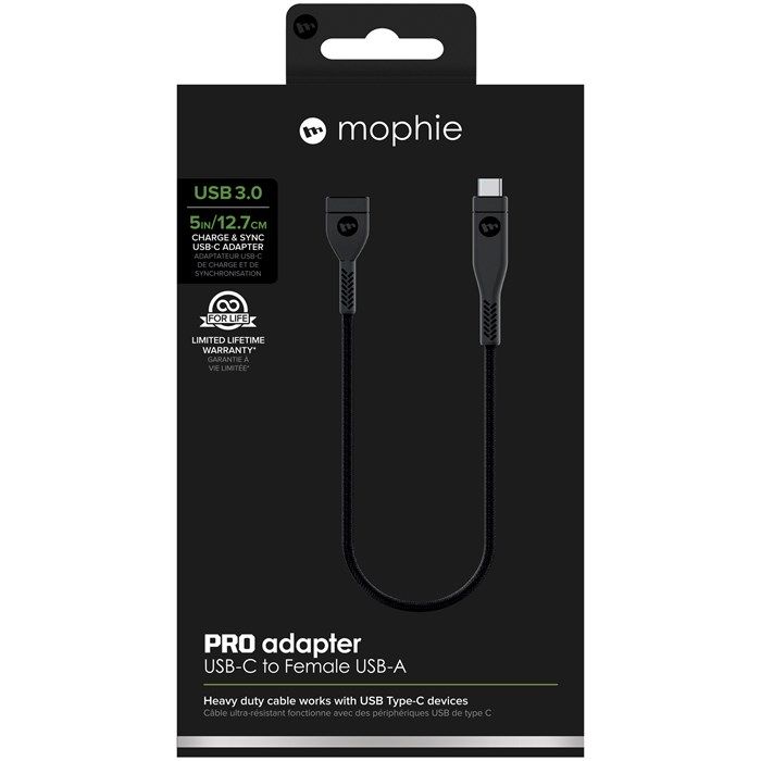 Mophie Pro Adapter USBC USBA Kabel för din dator