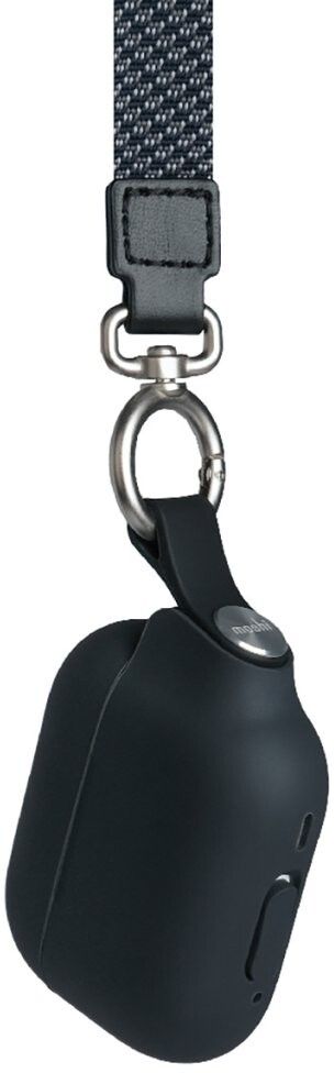 Moshi Pebbo (AirPods Pro 2) - Svart | AirPods - AirPods Pro 2 - Fodral - Silikon - TPU | AlltMobil