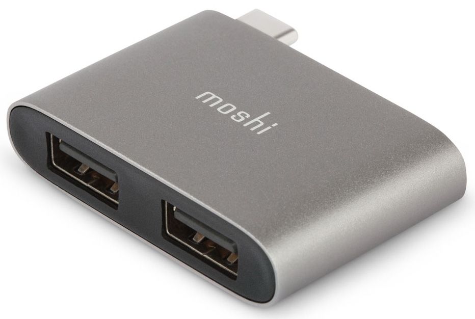 Moshi USB-C to Dual USB-A Adapter
