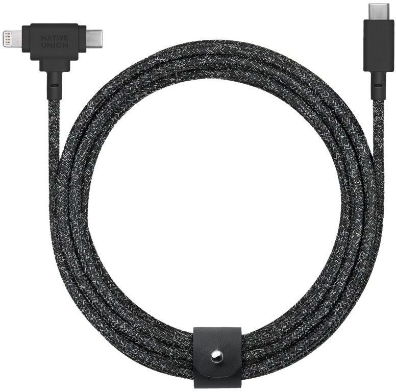 Native Union Eco Belt Cable Duo - Svart