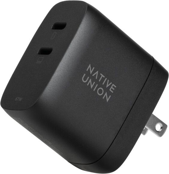 Native Union Fast GaN Charger PD 67W - Svart