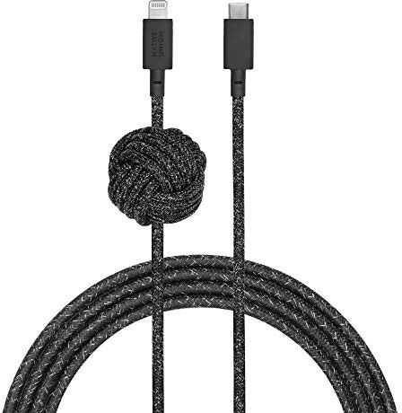 Native Union Night Cable USB-C - Lightning - Svart/vit