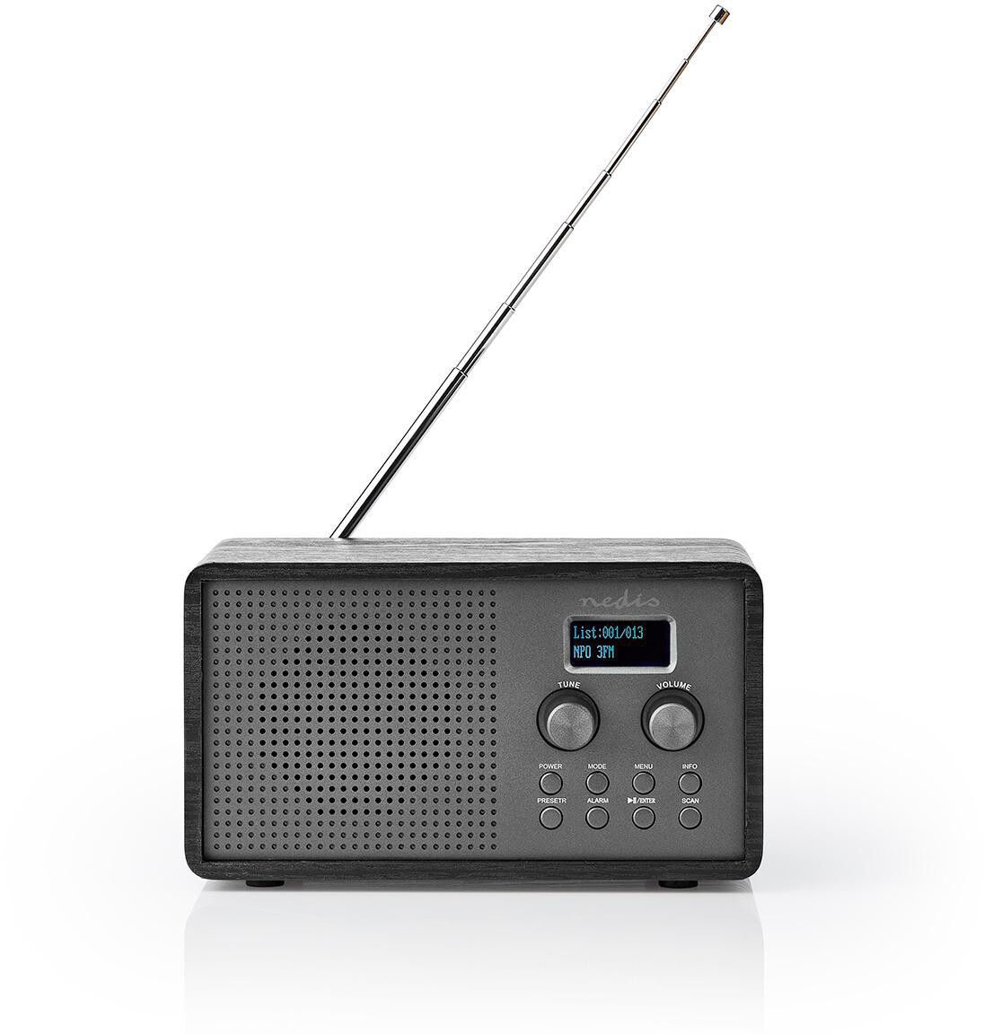 Nedis DAB+/FM Radio with Clock Radio