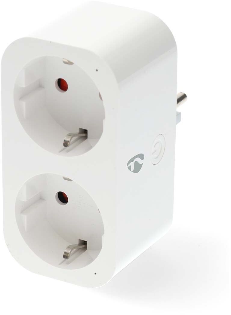 Nedis SmartLife Wi-Fi Duo Smart Plug | Tillbehör - Smarta hem - Brytare - Wi-Fi | AlltMobil