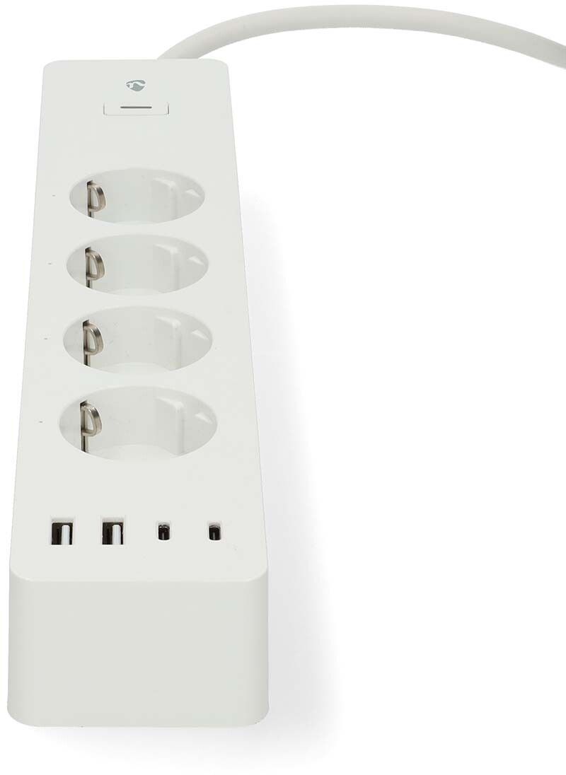 Nedis SmartLife WiFi Smart Extension Socket with USB | Tillbehör - Laddare - Grenuttag med USB | AlltMobil