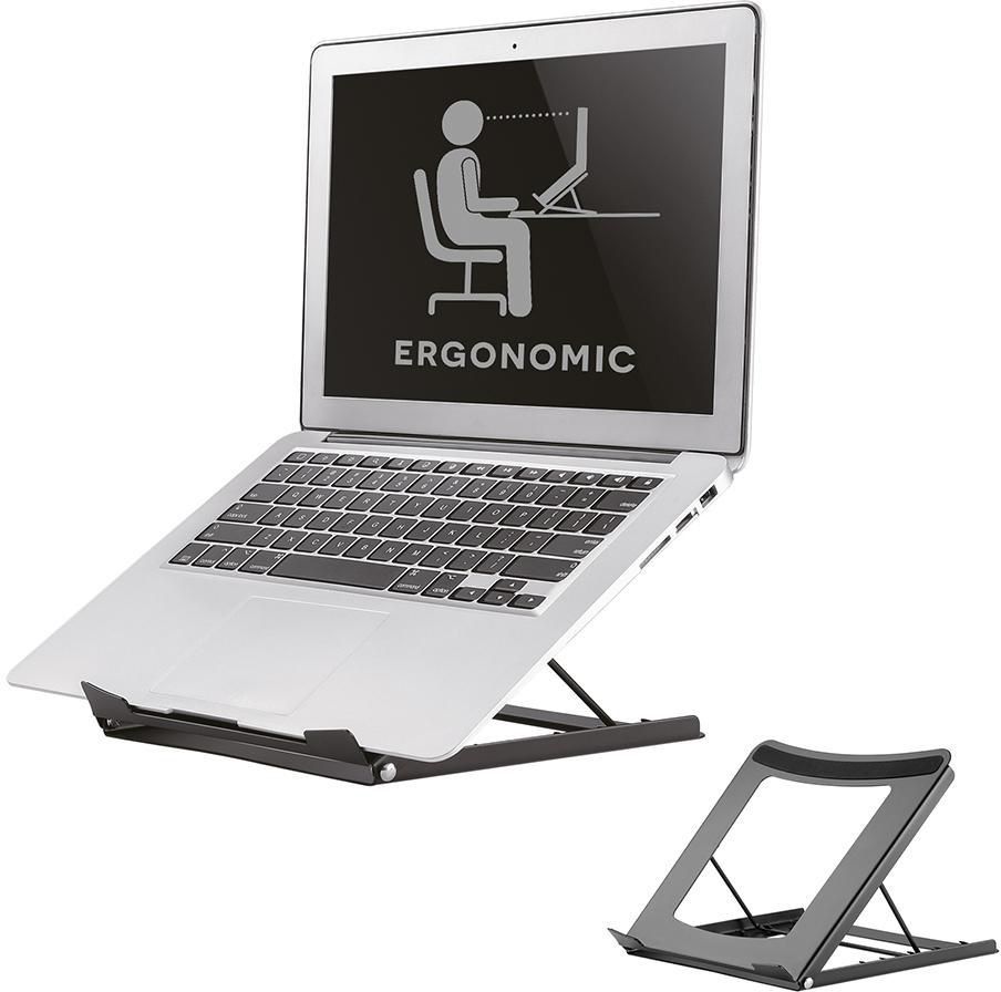 Neomounts Laptop Desk Stand Positioned in 5 Steps