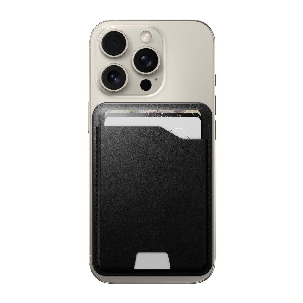 Nomad Leather Mag Wallet with Find My Tracking - Svart | iPhone - Generella tillbehör - Korthållare | AlltMobil