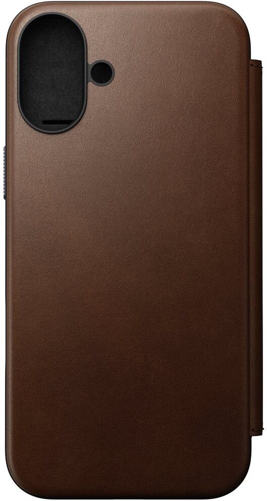 Nomad Modern Leather Folio (iPhone 16 Plus) - Svart | iPhone - iPhone 16 Plus - Skal & fodral - Läderfodral | AlltMobil