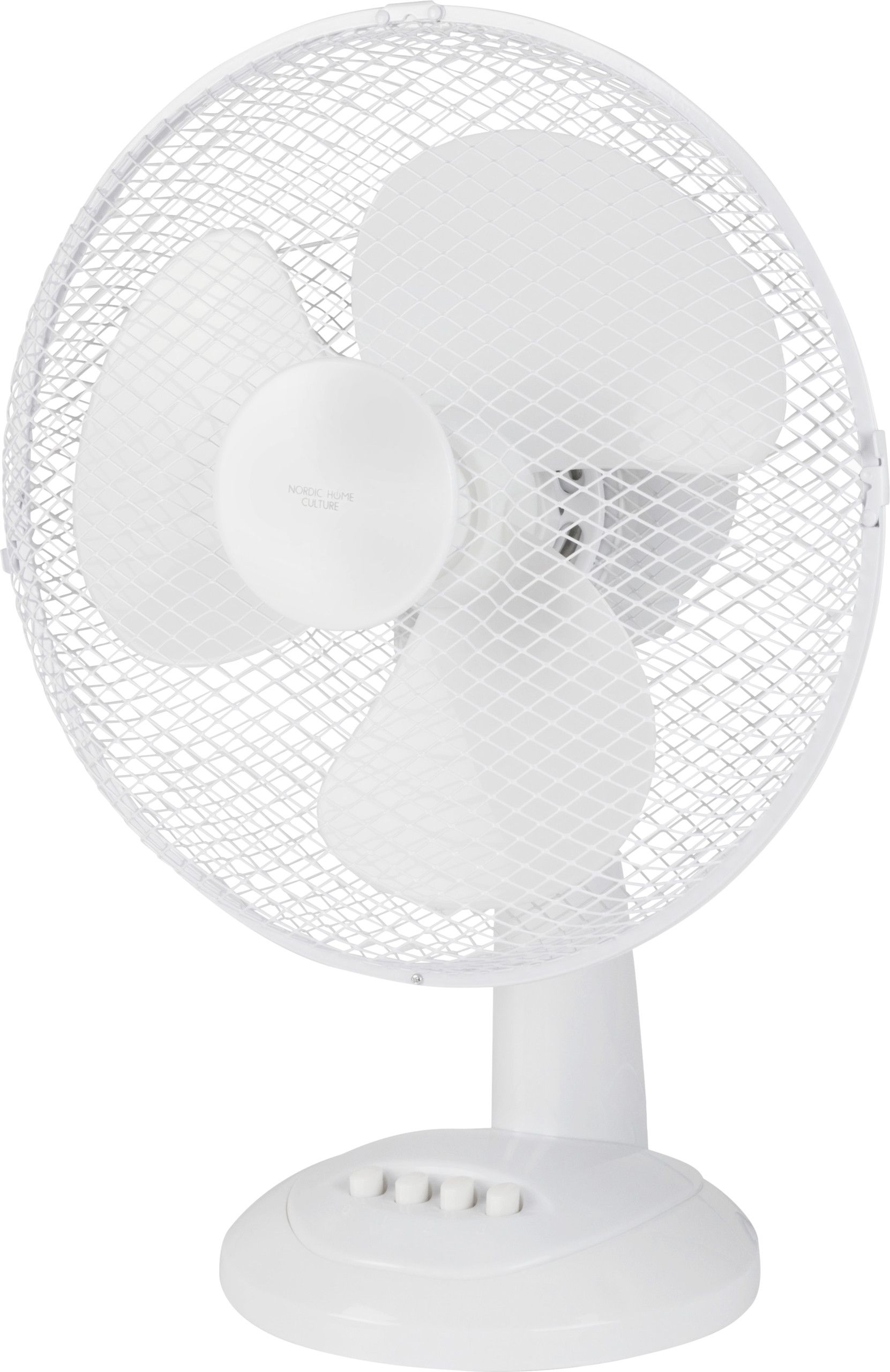 Nordic Home Culture Desk Fan 310mm - Vit