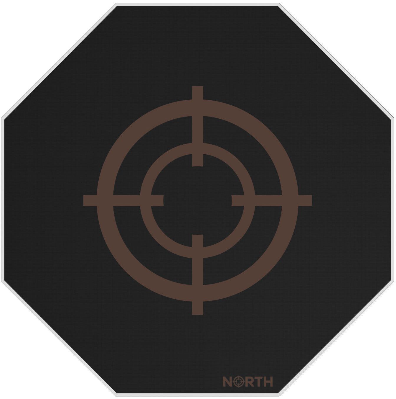 North Golvmatta Pro Gaming - Svart/silver