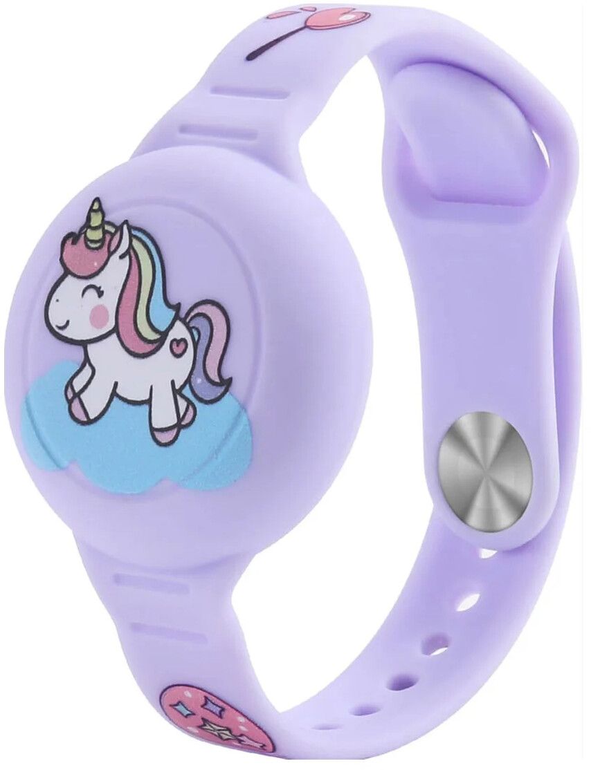 Ofkoz Barnarmband till Apple AirTag - Lila | Tillbehör - Smarta hem - AirTag - Fodral & hållare - Armband | AlltMobil