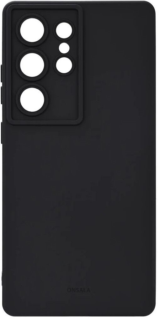 Onsala Silicone Case (Galaxy S25 Ultra) - Svart | Samsung - Samsung Galaxy S25 Ultra - Skal & fodral | AlltMobil