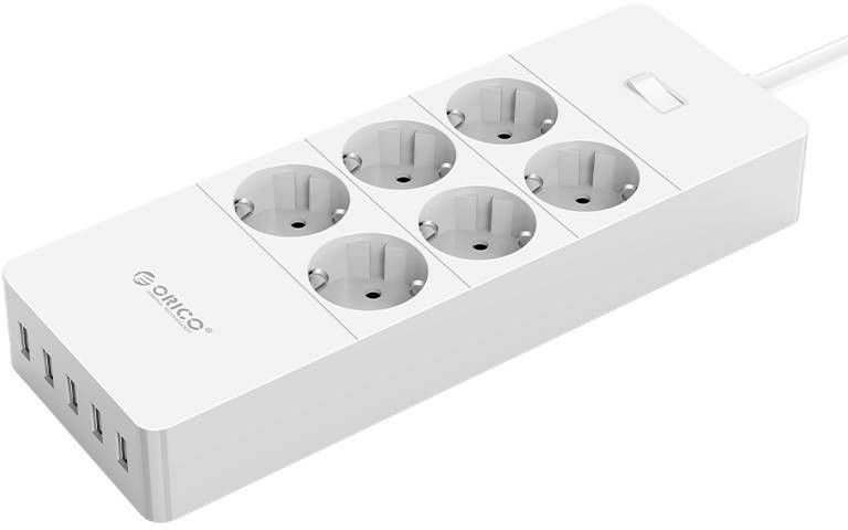 Orico Smart Charger with 6 AC Outlets + 5 USB-A