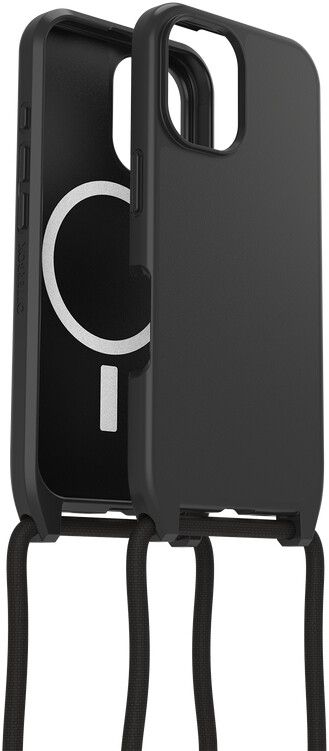 OtterBox React Necklace Case MagSafe (iPhone 16) - Transparent/svart | iPhone - iPhone 16 - Skal & fodral - Hårda skal | AlltMobil