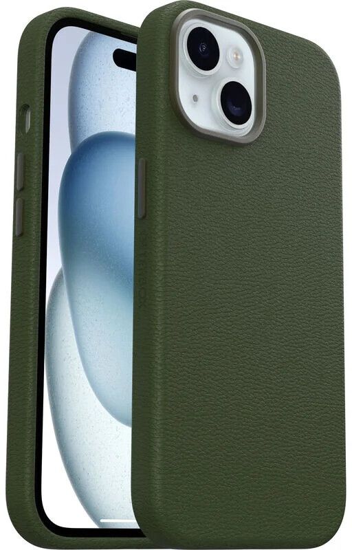 OtterBox Symmetry Cactus Leather MagSafe (iPhone 15/14/13) - Svart | iPhone - iPhone 15 - Skal & fodral - Läderfodral | AlltMobil