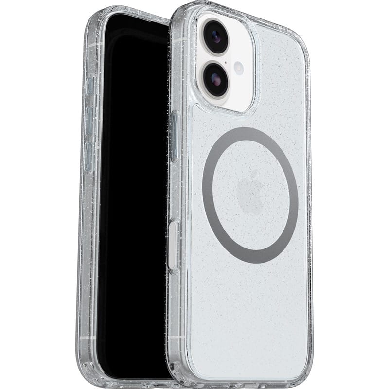 OtterBox Symmetry Clear MagSafe (iPhone 17) - Transparent glitter | iPhone - iPhone 17 - Skal & fodral - Extra tåliga | AlltMobil