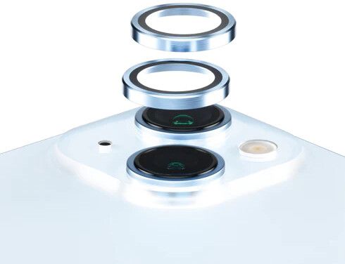 PanzerGlass Hoops Camera Lens Protector (iPhone 15/15 Plus) - Gul | iPhone - iPhone 15 - Skal & fodral - Kameraskydd | AlltMobil