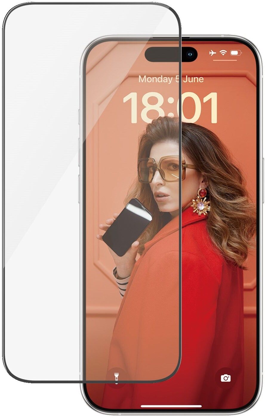 PanzerGlass Ultra-Wide Fit Screen Protector (iPhone 15 Pro)