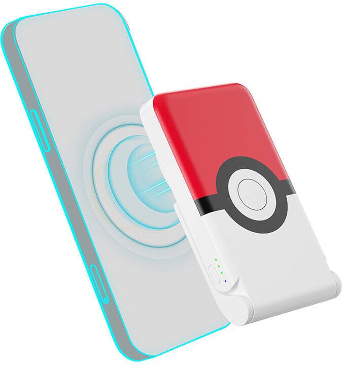 Pokémon Magnetic Powerbank 5000mAh - Poké Ball | iPhone - Generella tillbehör - MagSafe - Powerbank | AlltMobil