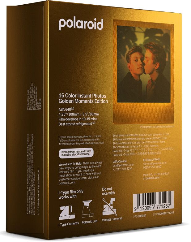 Polaroid i-Type Color Instant Film – Black Frame Edition… - Moment