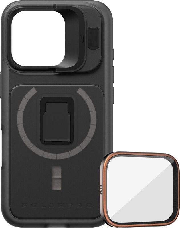 PolarPro LiteChaser ProCase + UV Filter Kit (iPhone 16 Pro Max) | iPhone - iPhone 16 Pro Max - Skal & fodral - Hårda skal | AlltMobil