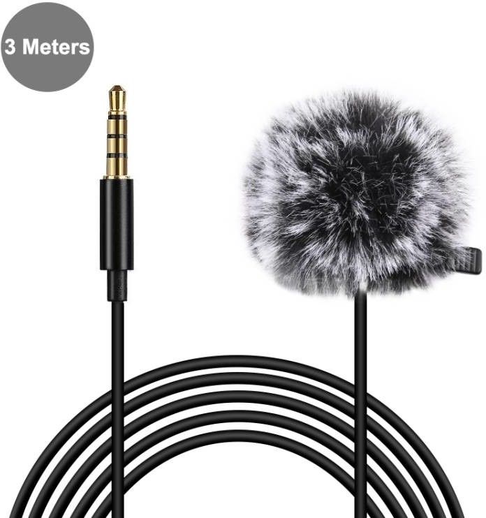 Puluz PU3045 Clip Microphone 3,5mm - 1,5 meter