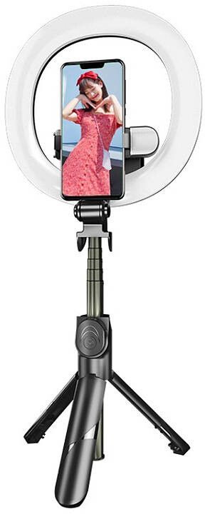 Puluz Selfie Stick/Tripod with Double LED