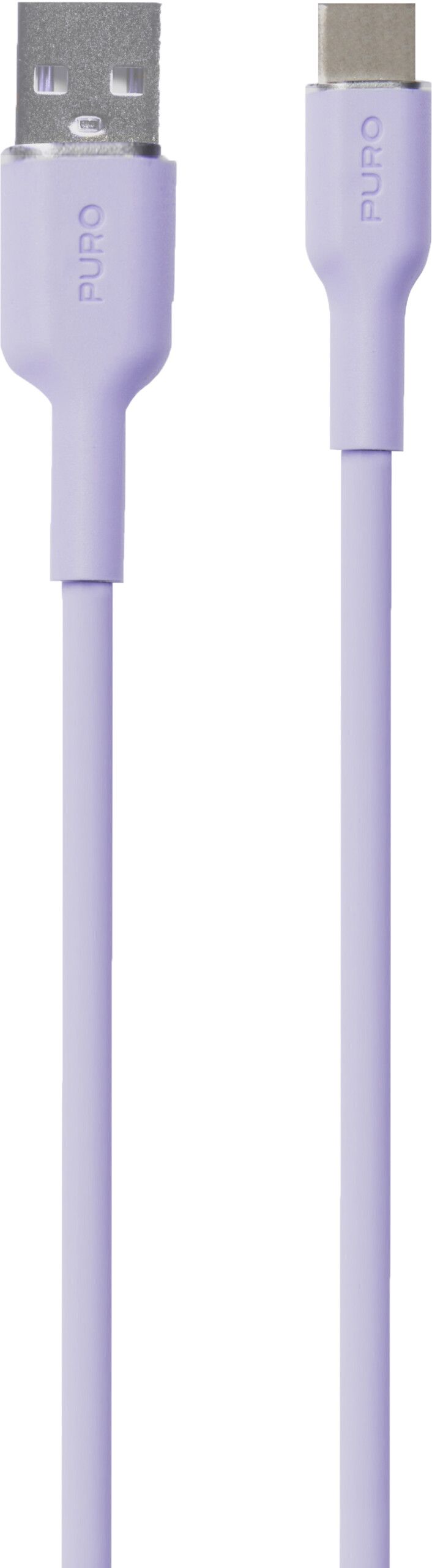 Puro Icon Soft Cable USB-A To USB-C - Rosa